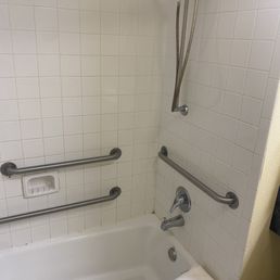 Rm 102, handicap shower.