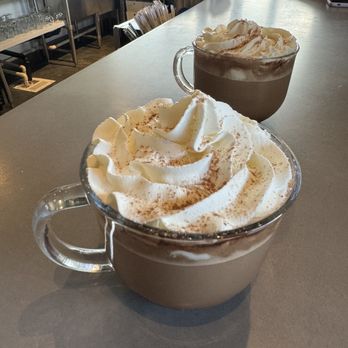 Village 360 - Cafe mocha with whip cream yum . Love the cup and presentation. - Wine Tasting Room Near Me - Fairfield, California