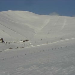 Haus Bergkristall - Blick von der Loipe aus