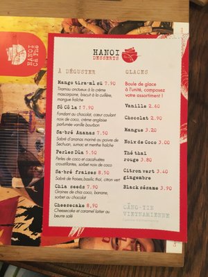 Menu photo 5 Hanoi Cà Phê Paris, 75 Menu photo 5 Hanoi Cà Phê Paris, 75