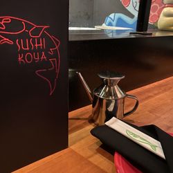 Sushi Koya - Sushi bar counter is where I ate