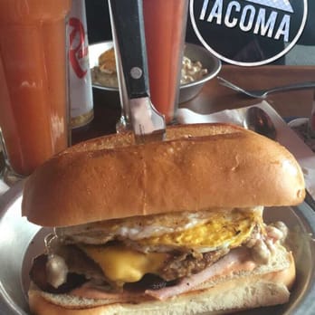 Red Hot - The beast breakfast sandwich - Hot Dogs Near Me - Tacoma, Washington Red Hot - The beast breakfast sandwich - Hot Dogs Near Me - Tacoma, Washington
