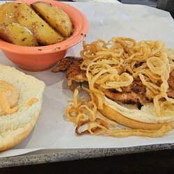 The Hungry Mule - New Orleans chicken sandwich