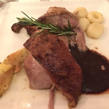 Dom Polski - Roasted duck with potato and some berry sauce~ good! Decent dish! - Polish Near Me - Warsaw, MZ