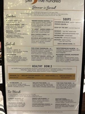 Menu photo 4 Pier 500 Hudson, WI Menu photo 4 Pier 500 Hudson, WI