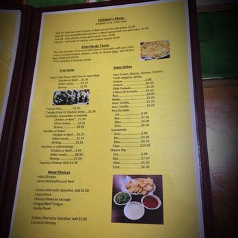 Malia's Mexican Restaurant - Inside view of the menu: 2 - Mexican Near Me - Gobles, Michigan Malia's Mexican Restaurant - Inside view of the menu: 2 - Mexican Near Me - Gobles, Michigan