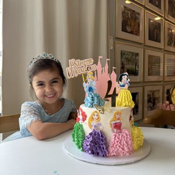 Mayu's Cakes & Bakery - The little Princess and her Mini Vanilla Cake - Strawberries & Cream Filling - Custom Cakes Near Me - Pittsburg, California Mayu's Cakes & Bakery - The little Princess and her Mini Vanilla Cake - Strawberries & Cream Filling - Custom Cakes Near Me - Pittsburg, California