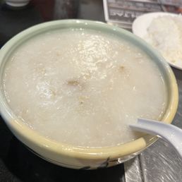 Thousand year old egg congee