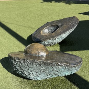 Avocado With Seed - Public Art Near Me - Fort Worth, Texas