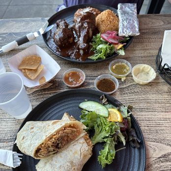 MAYA'S Authentic Mexican Food - Chicken Mole and Regular Burrito - Salad Near Me - Davis, California MAYA'S Authentic Mexican Food - Chicken Mole and Regular Burrito - Salad Near Me - Davis, California