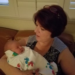 My hair was styled beautifully and easily for when I  saw and held my granddaughter for the first time!