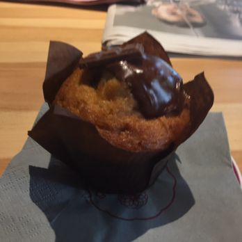 Dahlia Lab - Chocolate muffin with Nutella inside (€2.50) - Cafes Near Me - Milan, Michigan