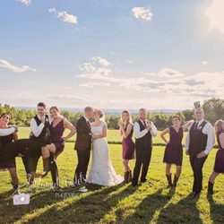 Maine Wedding Barn & Event Center - Maine Wedding Barn...love the Bridal Party Group Field Photo!
