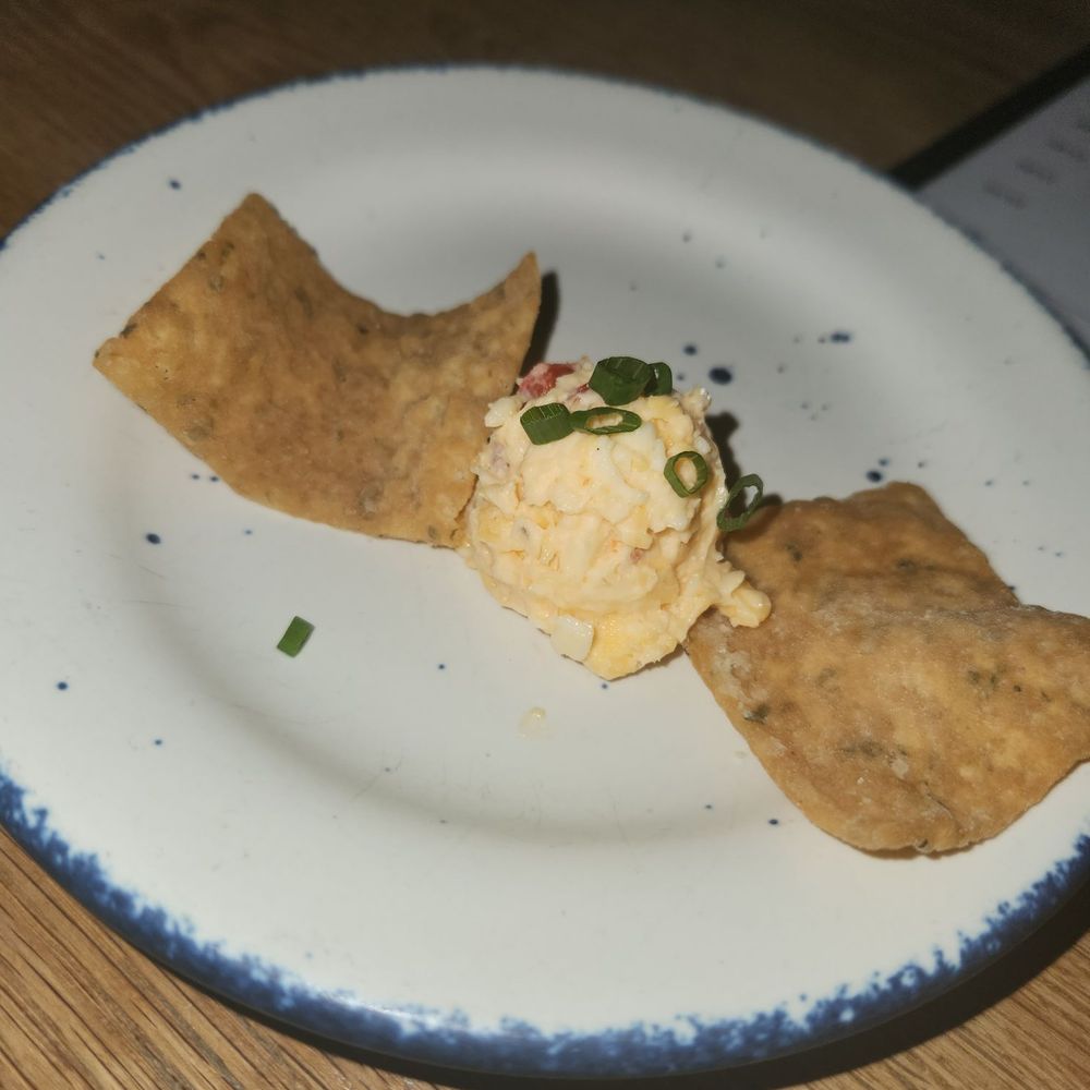 Jack Allen's Kitchen - Complimentary Pimento Cheese Spread and Crackers - Southern Near Me - Round Rock, Texas Jack Allen's Kitchen - Complimentary Pimento Cheese Spread and Crackers - Southern Near Me - Round Rock, Texas