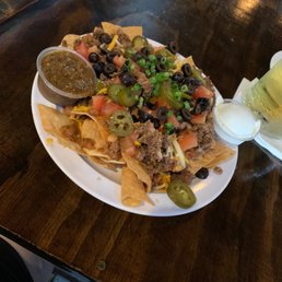Nachos with ground beef Nachos with ground beef
