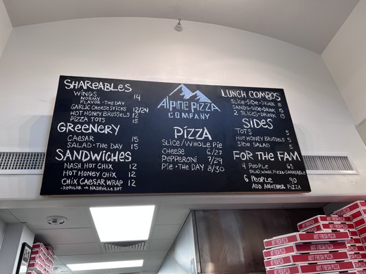 Menu photo 3 Alpine Pizza Company Vail, CO
