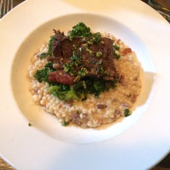Trata - short ribs with risotto - New American Near Me - Rochester, New York Trata - short ribs with risotto - New American Near Me - Rochester, New York