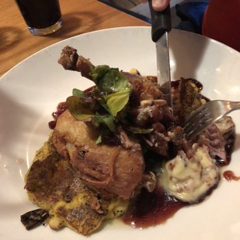 Mammoth Brewing - The bomb! Chicken and corn bread - Breweries Near Me - Mammoth Lakes, California