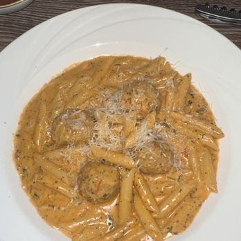 Bella Italia Ristorante - Penne Alla Vodka with Side Of Meatballs - Italian Near Me - Plano, Texas Bella Italia Ristorante - Penne Alla Vodka with Side Of Meatballs - Italian Near Me - Plano, Texas