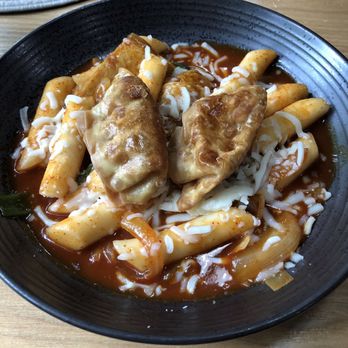 Bonchon Chapel Hill - Tteokbokki - second spiciest on the menu after Buldak - Korean Near Me - Chapel Hill, North Carolina