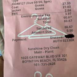 Sunshine Dry Clean - Jacket