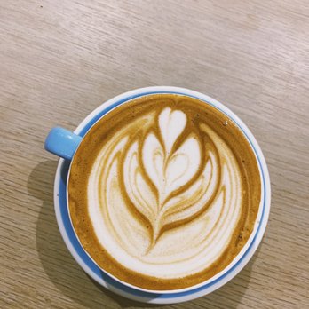 Bluestone Lane Garment District Coffee Shop - Almond latte - Coffee & Tea Near Me - New York, New York