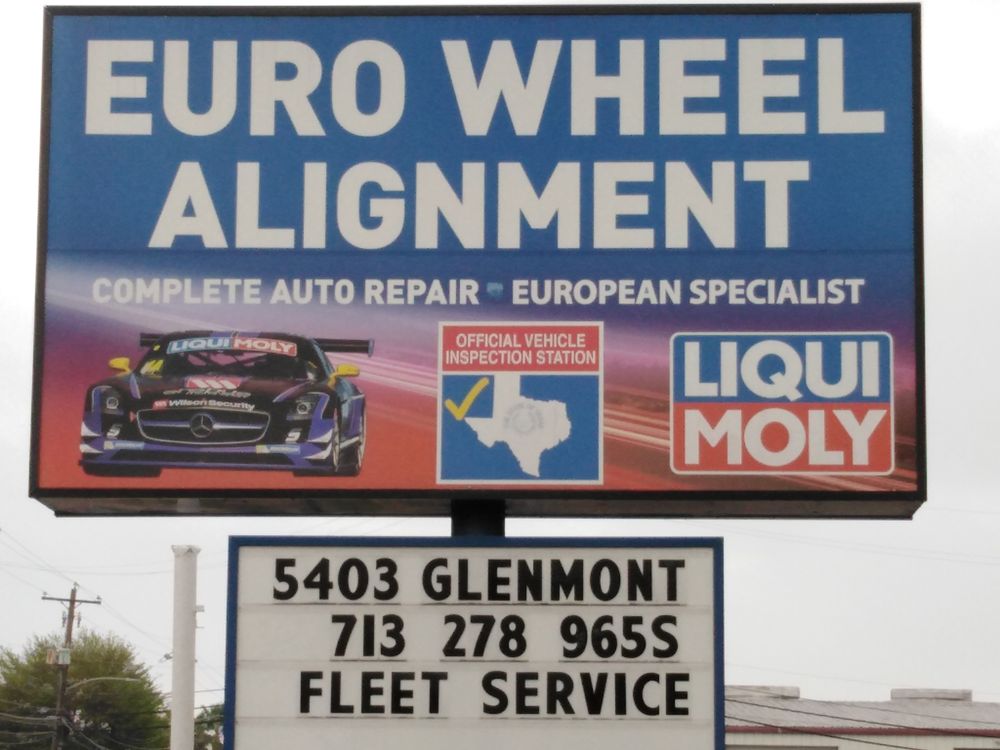 EURO WHEEL ALIGNMENT Updated September 2024 5403 Glenmont Dr
