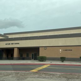 Exterior photo of Skyline High School - Mesa, Arizona Exterior photo of Skyline High School - Mesa, Arizona