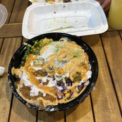 Surf N Turf Tacos - Vegetarian rice bowl