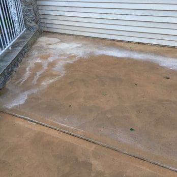 Dominick's Custom Masonry - These are photos of the first job and then the correction job with the color peeling off. - Masonry/Concrete Near Me