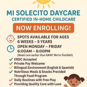 Mi Solecito Daycare - Child Care & Day Care Near Me - Gresham, Oregon Mi Solecito Daycare - Child Care & Day Care Near Me - Gresham, Oregon
