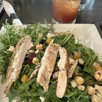 Conflux Brewing - Beet salad with grilled chicken & Second Rodeo Cocktail. - Brewpubs Near Me - Missoula, Montana