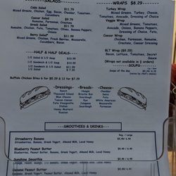 Clear Choice Sandwiches & more - Menu page 1