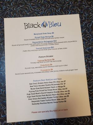 Menu photo 5 Black N Bleu Restaurant Mechanicsburg, PA Menu photo 5 Black N Bleu Restaurant Mechanicsburg, PA