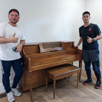 Papa's Boys - Piano after being moved safely - Movers Near Me - San Jose, California Papa's Boys - Piano after being moved safely - Movers Near Me - San Jose, California