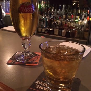 Rene's Fine Dining - His Stella. My Jamie on the rocks. #CheersToTheMFWeekend - Asian Fusion Near Me - Colma, California Rene's Fine Dining - His Stella. My Jamie on the rocks. #CheersToTheMFWeekend - Asian Fusion Near Me - Colma, California