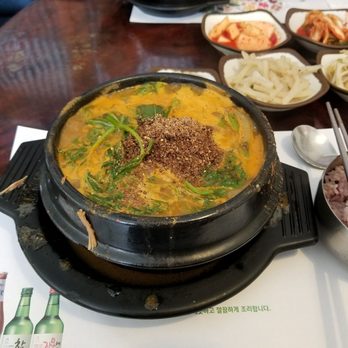 Ap Gu Jung - Yummy yum-so-tang, an herbal goat meat soup. - Korean Near Me - Diamond Bar, California