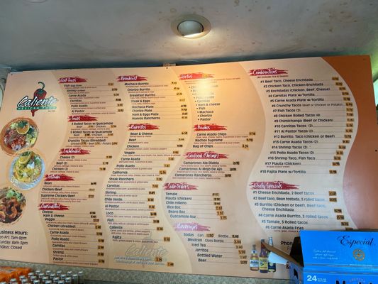 Menu photo 4 Caliente Mexican Food San Diego, CA Menu photo 4 Caliente Mexican Food San Diego, CA
