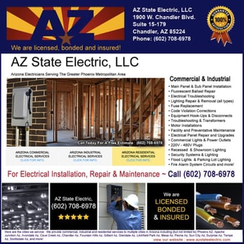 AZ State Electric - Electricians Near Me - Chandler, Arizona