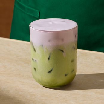 Starbucks - Iced Lavender Cream Matcha - Coffee & Tea Near Me - Taos, New Mexico