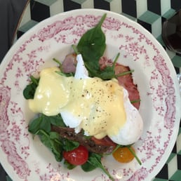 Eggs Benedict with Ham! Amazing!
