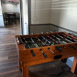 Wally’s - Foosball table located between the family dining and the bar.