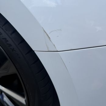 Valet Auto Wash - Scrape on my rear fender. Other scrapes along the side of my car, rim damage and tire damage. I have more pictures - Auto Detailing Near Me - Lawrenceville, New Jersey Valet Auto Wash - Scrape on my rear fender. Other scrapes along the side of my car, rim damage and tire damage. I have more pictures - Auto Detailing Near Me - Lawrenceville, New Jersey