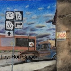 The Art Rave - Dublin, Ga old road downtown jacks burger smith shoe shop hwy 80 hwy 19 hwy 26 classic truck