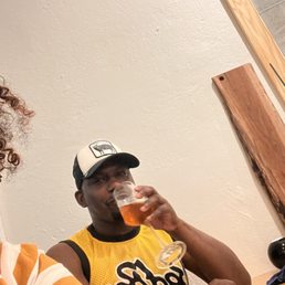 Sipping on Orange wine! Sipping on Orange wine!