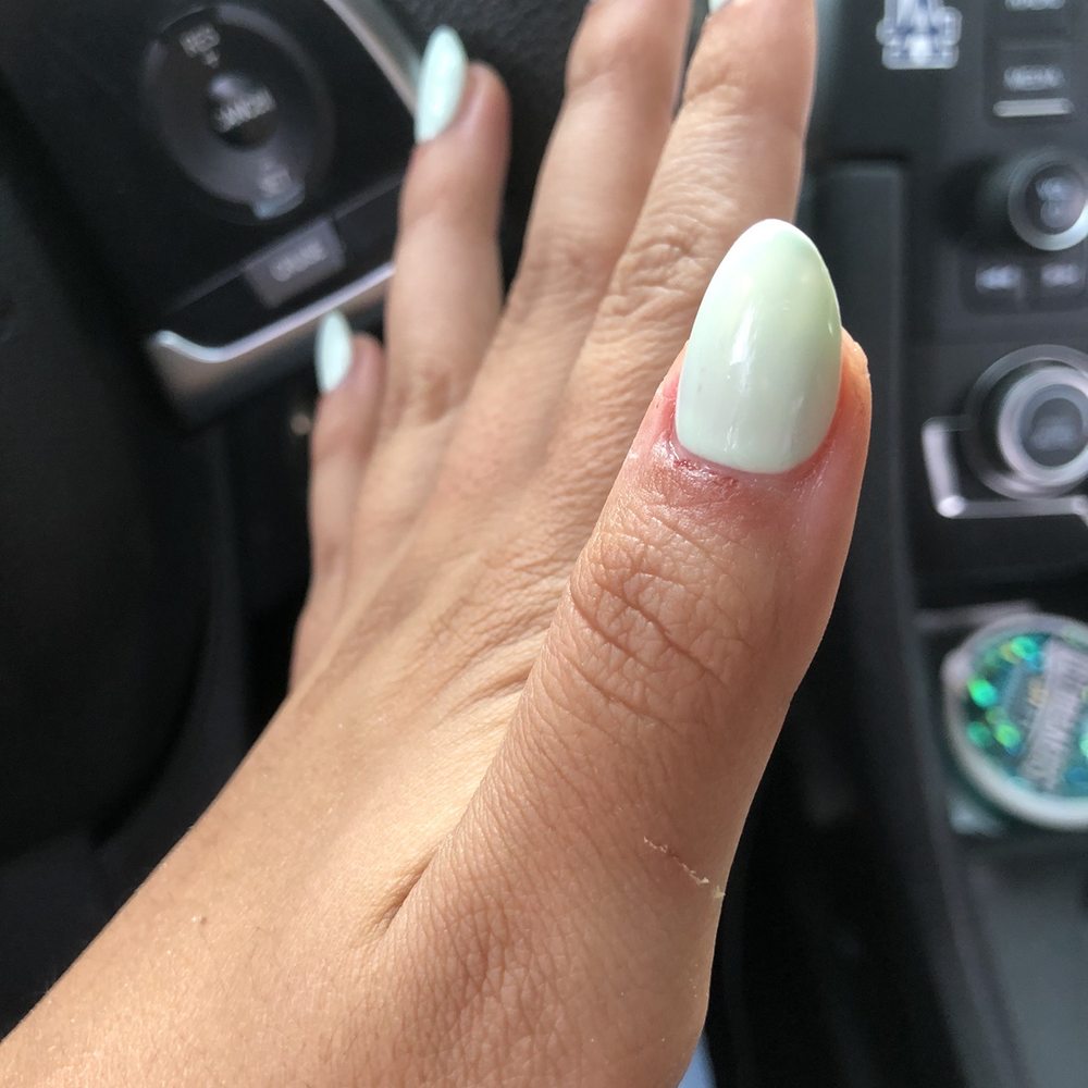 Pure Nails Spa - Cut my thumb with the nail file and cut my cuticles - Nail Salons Near Me - Pasadena, California Pure Nails Spa - Cut my thumb with the nail file and cut my cuticles - Nail Salons Near Me - Pasadena, California