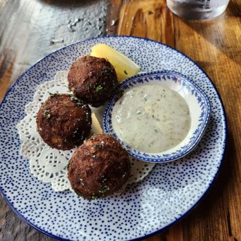 Lonely Siren - Cod fritters - Cocktail Bars Near Me - Seattle, Washington Lonely Siren - Cod fritters - Cocktail Bars Near Me - Seattle, Washington