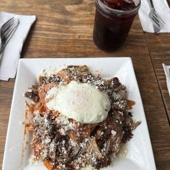 Lucho's - HALF - Chilaquiles with carnitas - Breakfast & Brunch Near Me - San Francisco, California Lucho's - HALF - Chilaquiles with carnitas - Breakfast & Brunch Near Me - San Francisco, California