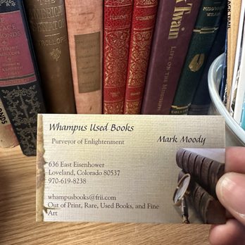 Whampus Used Books - Used Bookstore Near Me - Loveland, Colorado