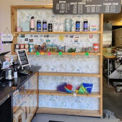 Offshore Grill and Coffee House - Bev menu, merch & main counter (8/29/24).